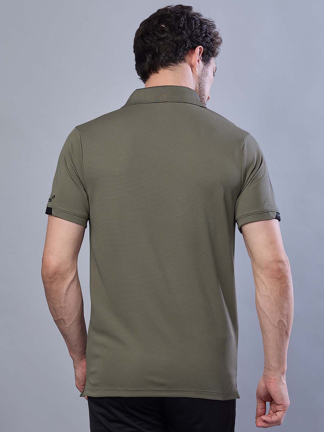 Men’s Stretchable Polo Neck Sports T Shirt