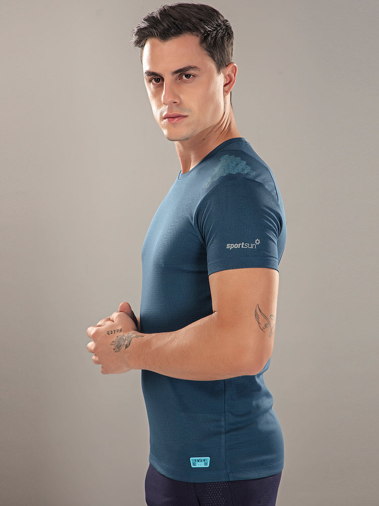 Sport Sun Active Round Neck Airforce T Shirt