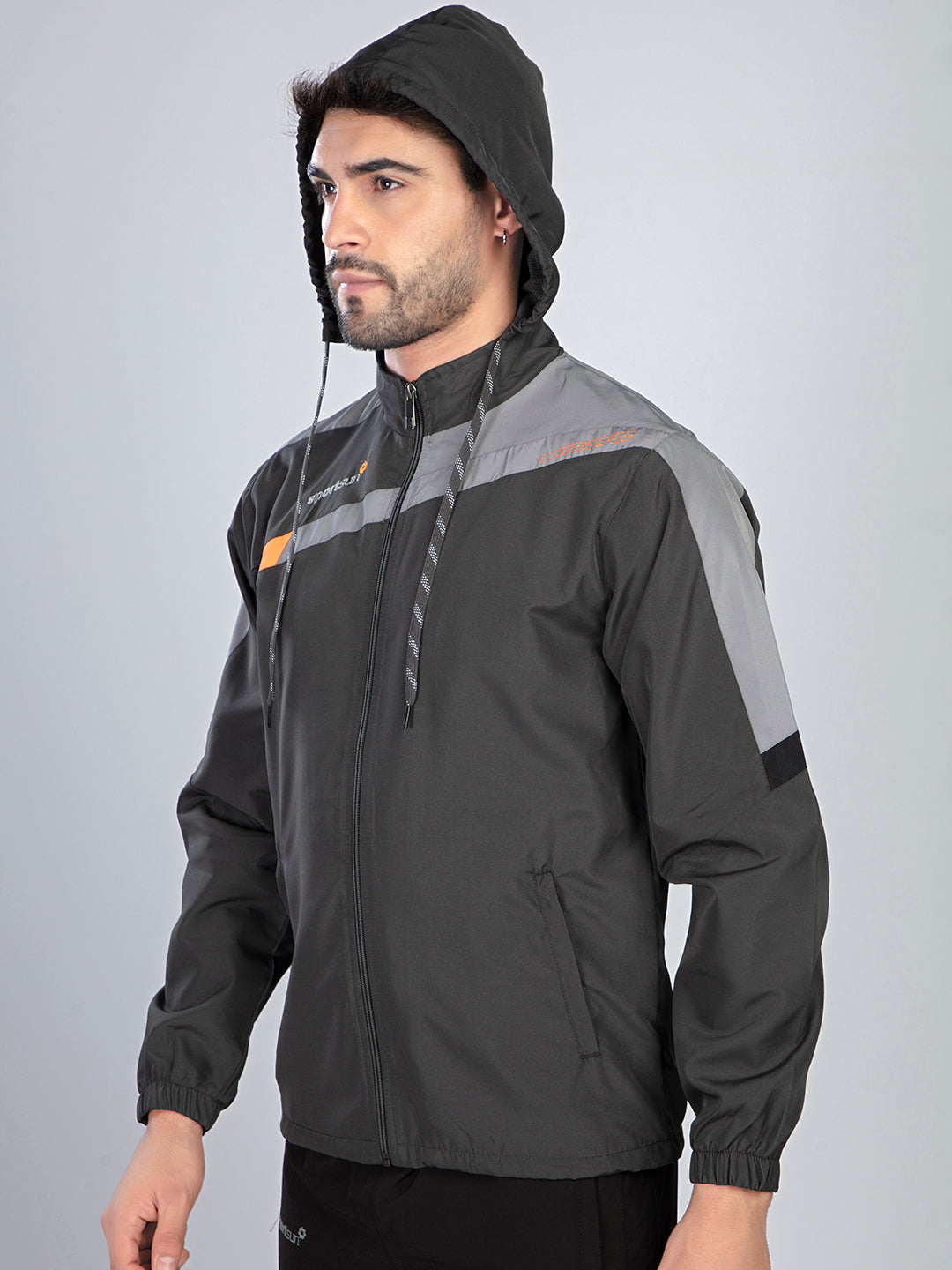 Sport Sun Dark Grey Premium Sports Jacket