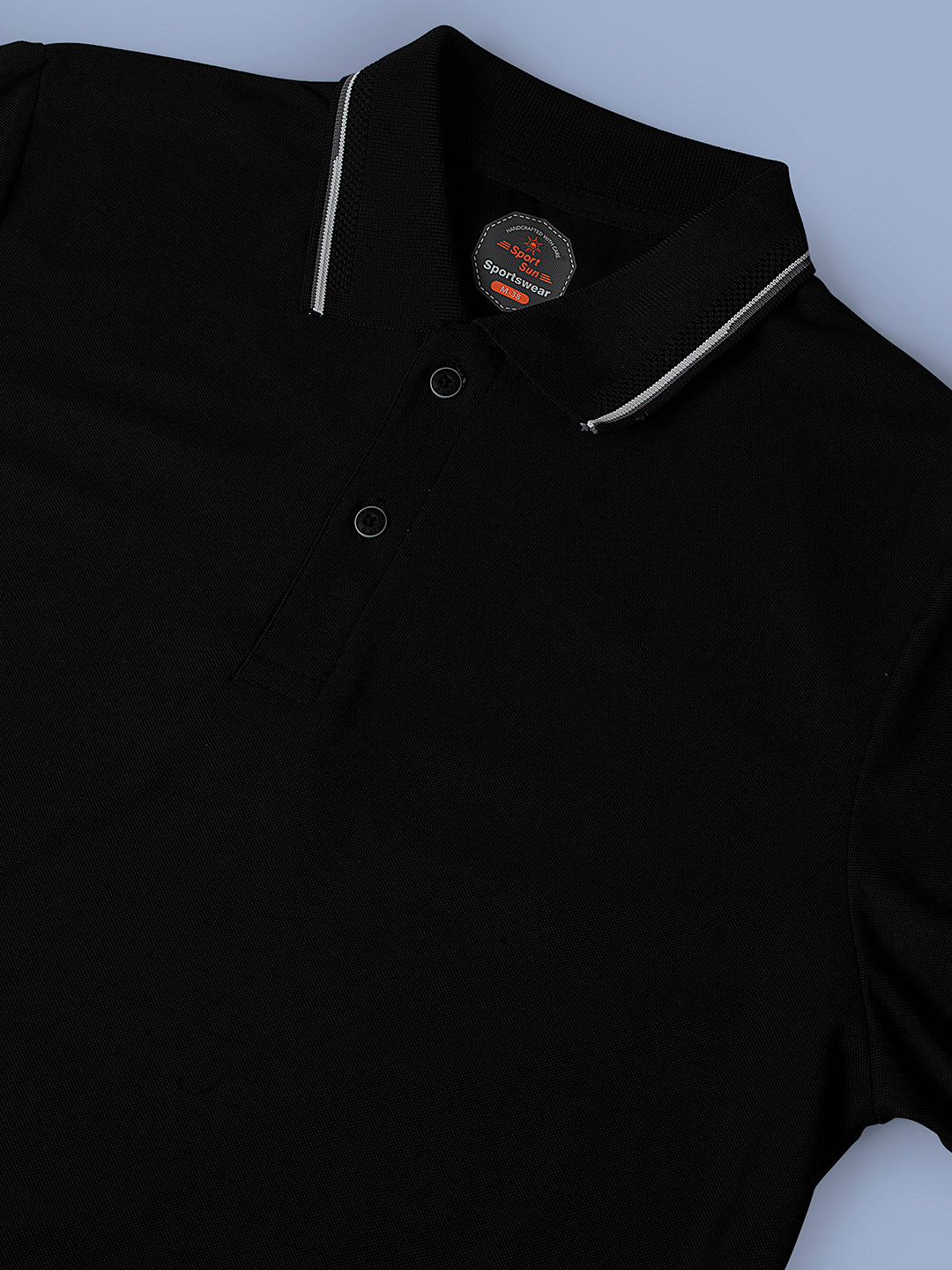 Sport Sun Max Polo Pro Black T Shirt