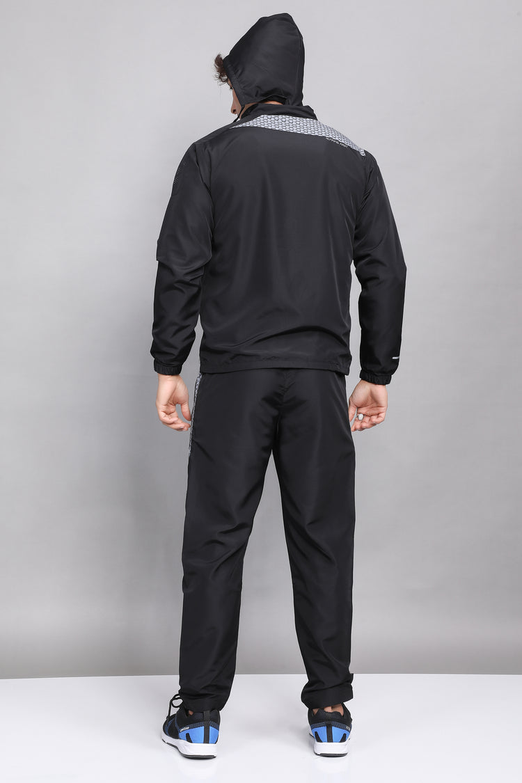 Sport Sun Micro Poly Black Track Suit