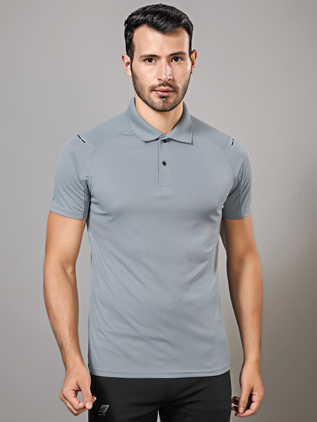 Sport Sun Dry fit Polo Light Grey T Shirt