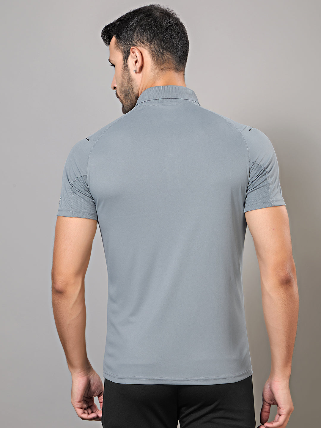 Sport Sun Dry fit Polo Light Grey T Shirt