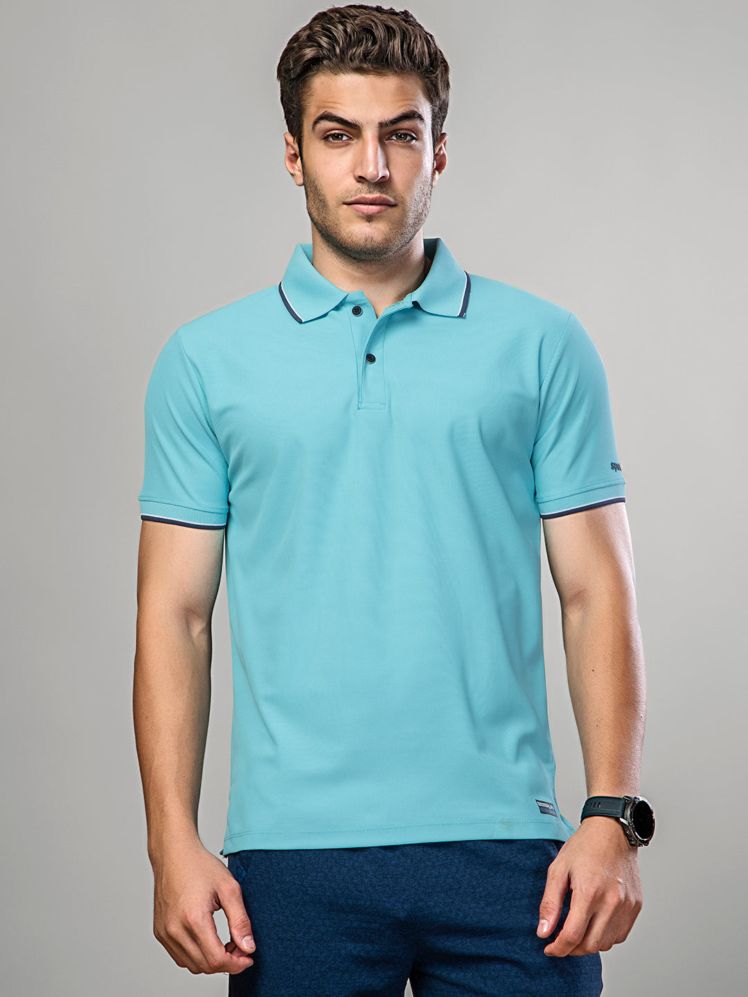 Sport Sun Max Polo Pro Sky Blue T Shirt