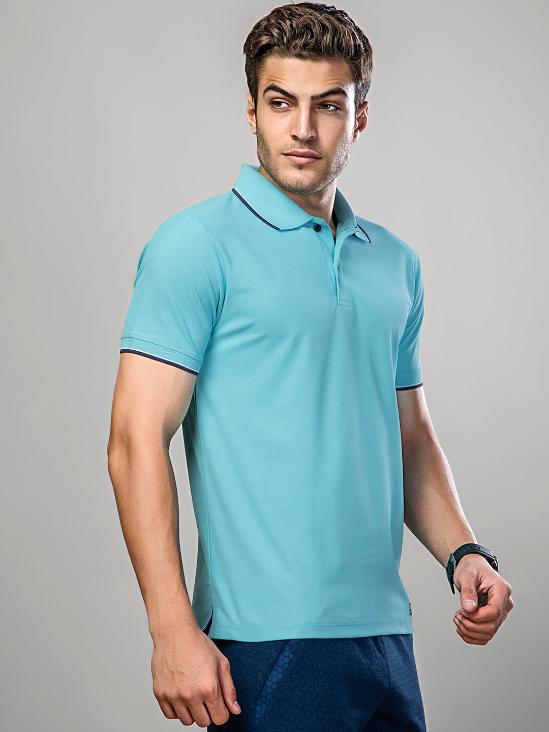 Sport Sun Max Polo Pro Sky Blue T Shirt