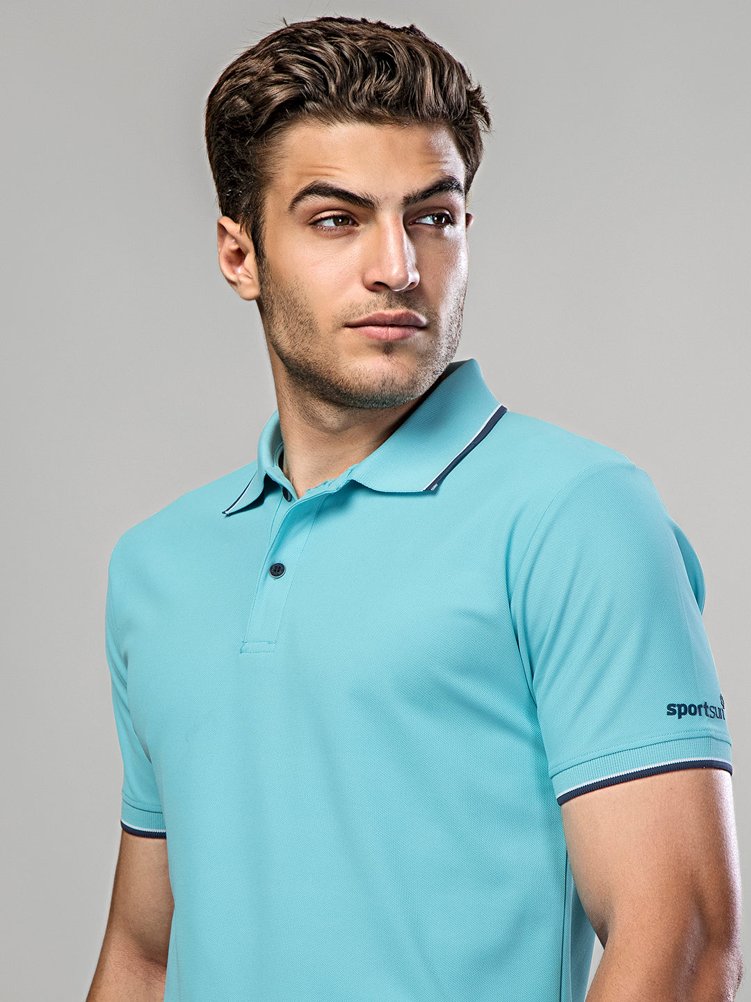 Sport Sun Max Polo Pro Sky Blue T Shirt