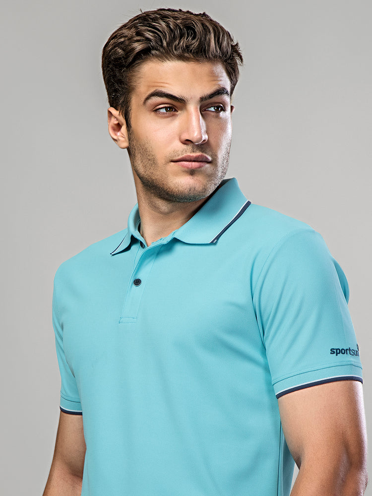 Sport Sun Max Polo Pro Sky Blue T Shirt