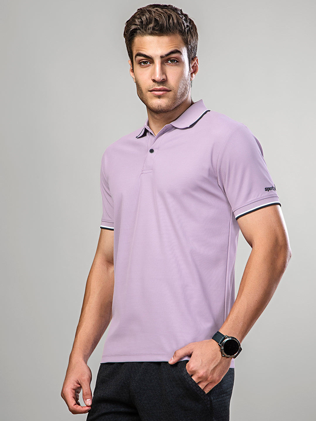 Sport Sun Max Polo Pro Lavender T Shirt