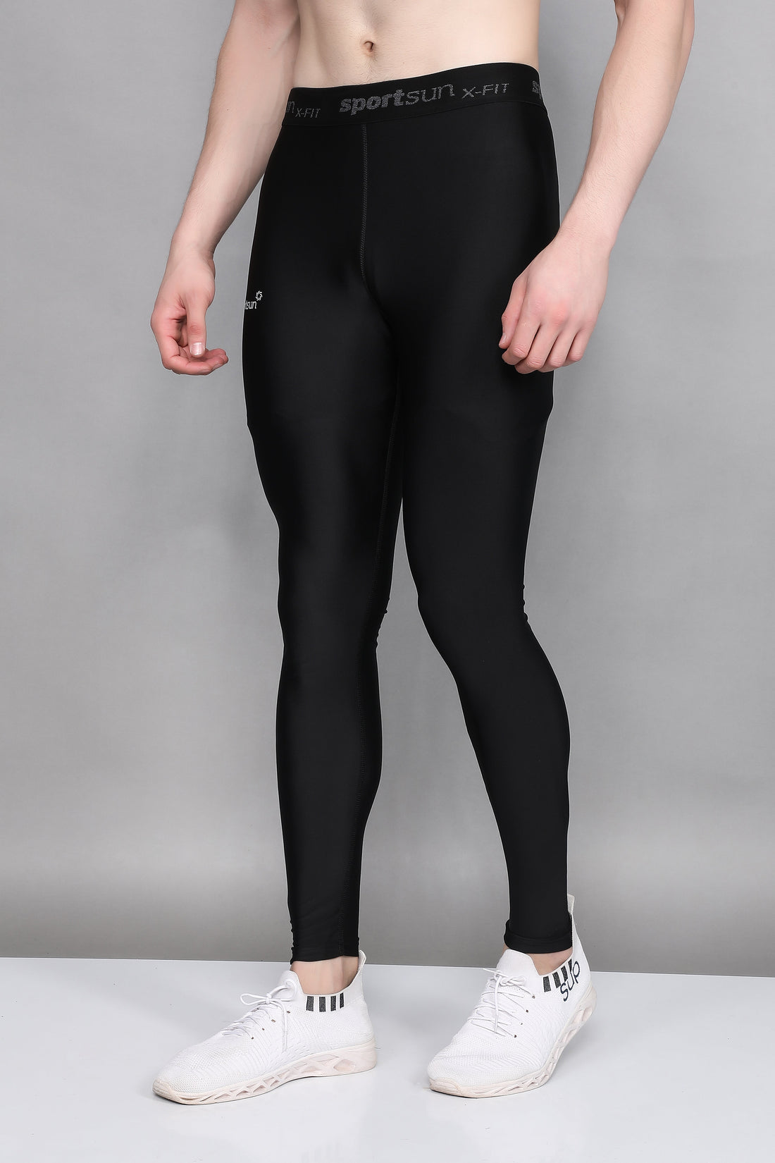 Workout Ready Compression Tights - Night Black