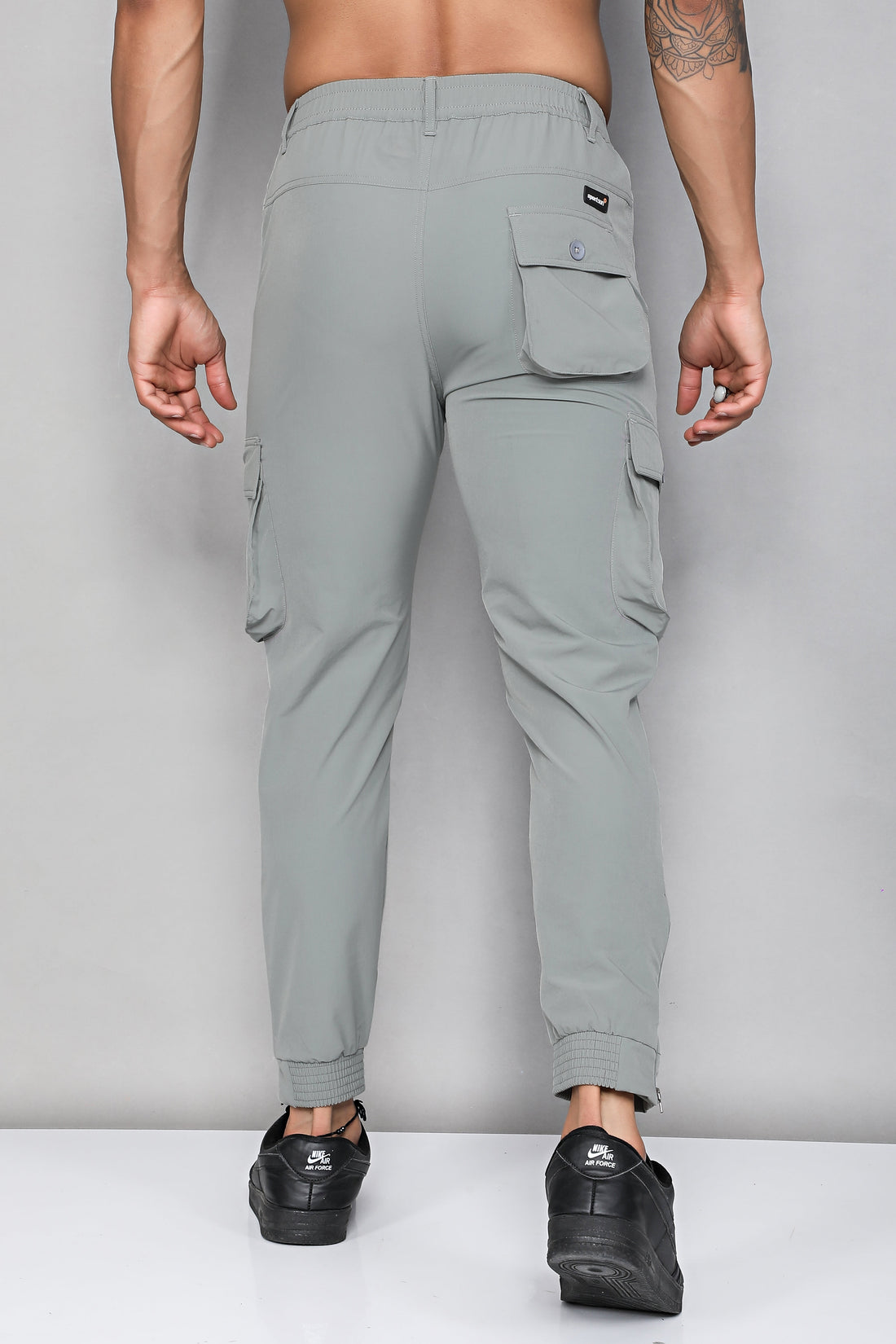 Buy Sapper 6 Pocket Trekking Cargo Pants - Grey online