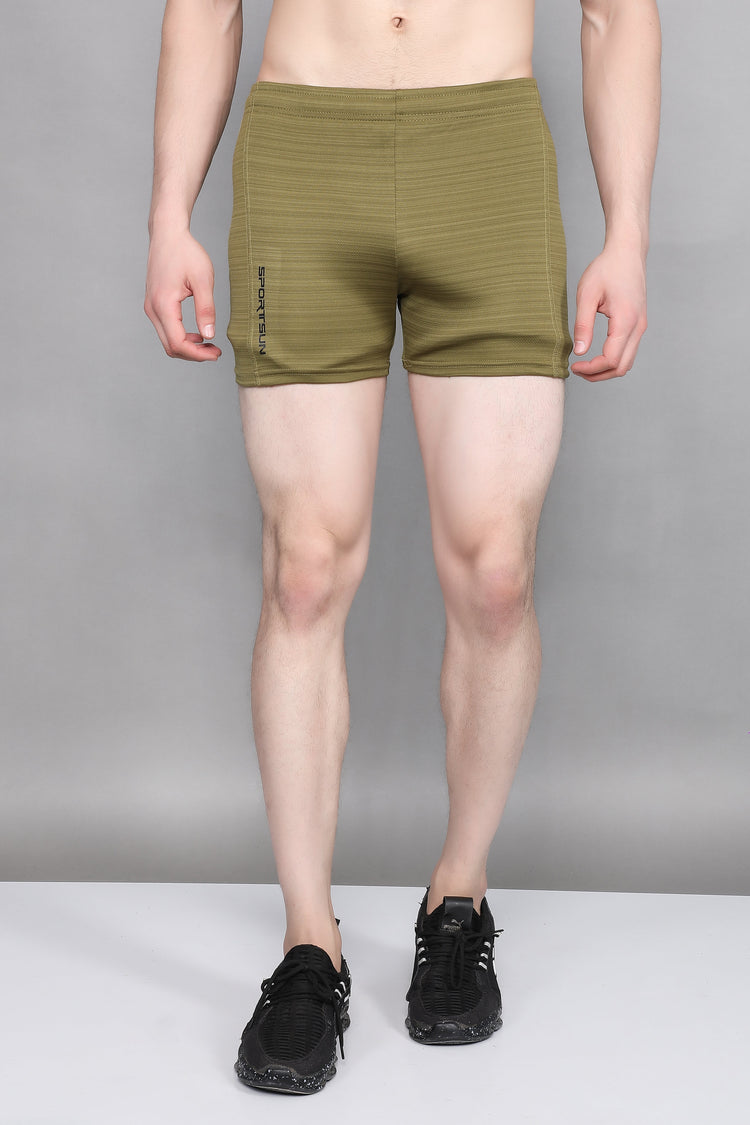 Sport Sun Fitness Olive Shorts for men