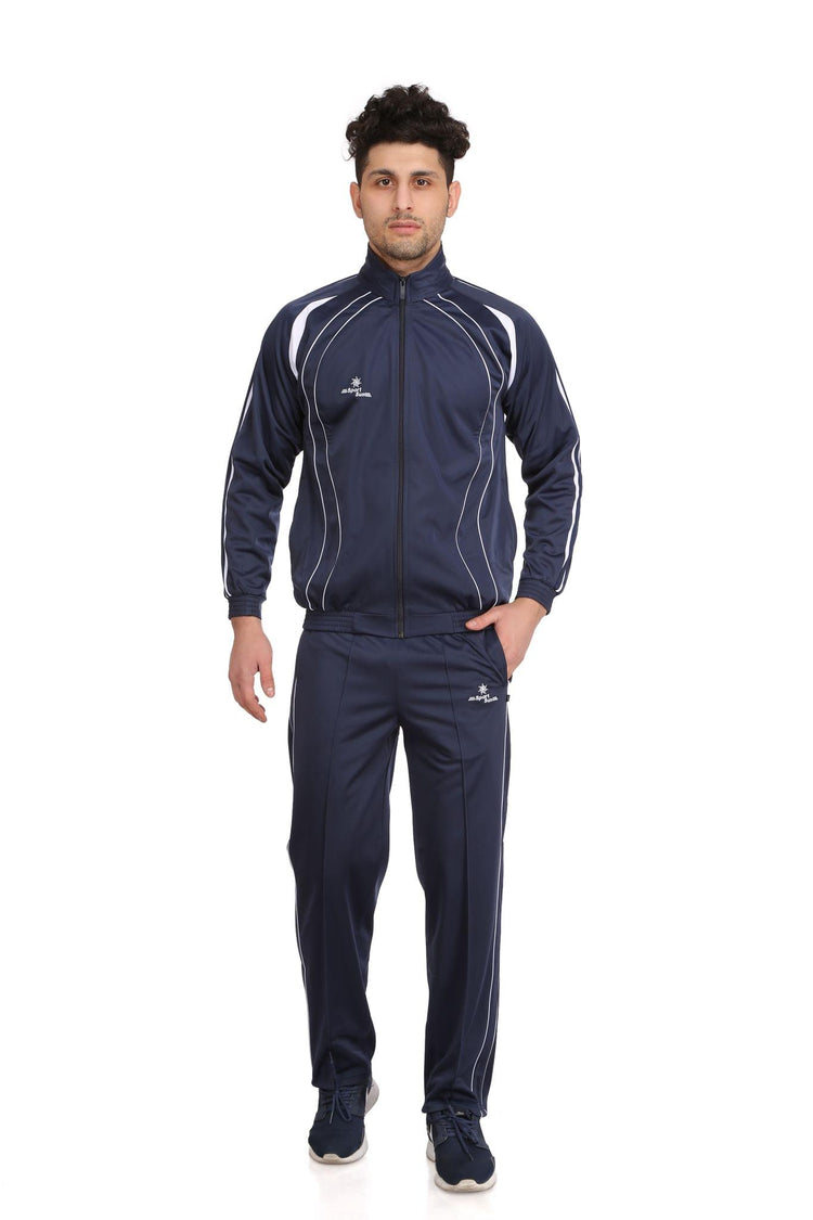 Super Poly Navy Blue Track Suit