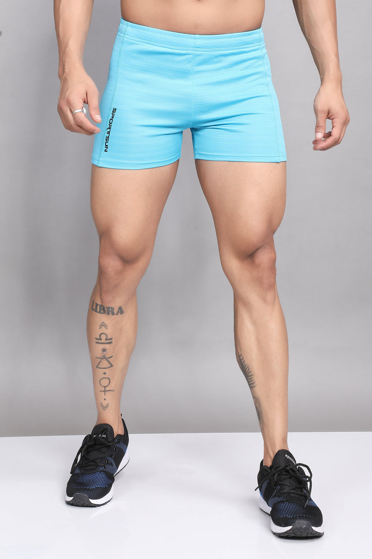 Sport Sun Fitness Sky Blue Shorts for men