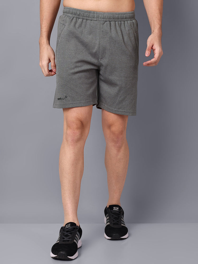 Sport Sun Active Cotton Light Grey Shorts for men