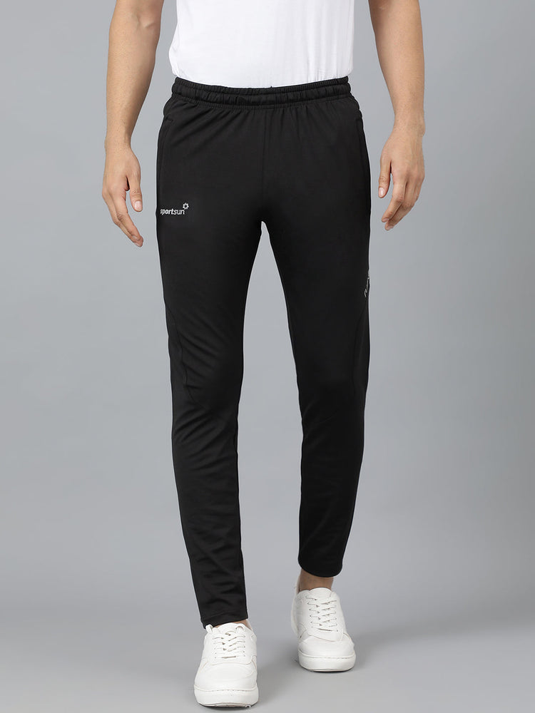 Sport Sun Solid Men Black Pro Track Pant