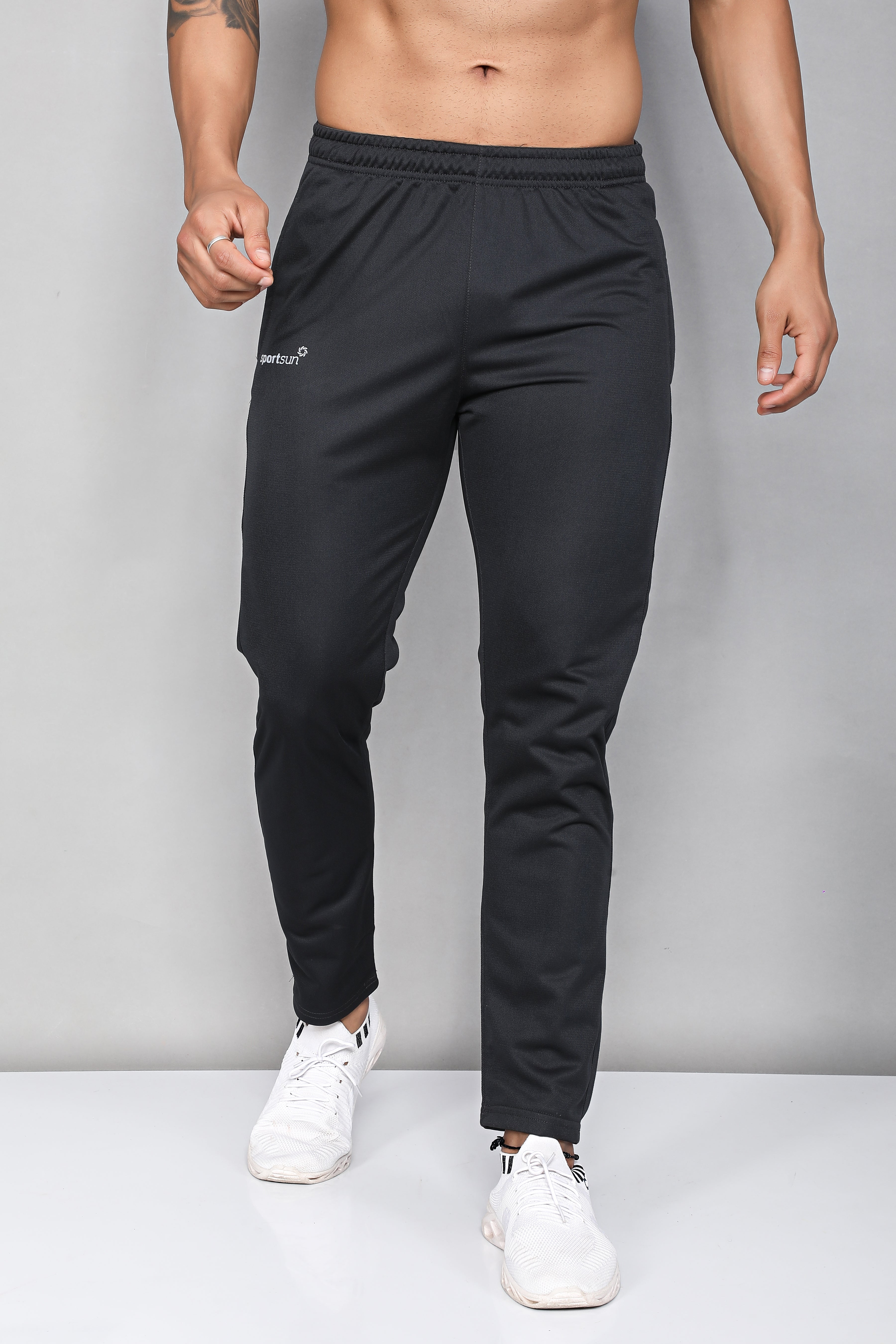 Sport Sun Dark Grey Track Pant for Men