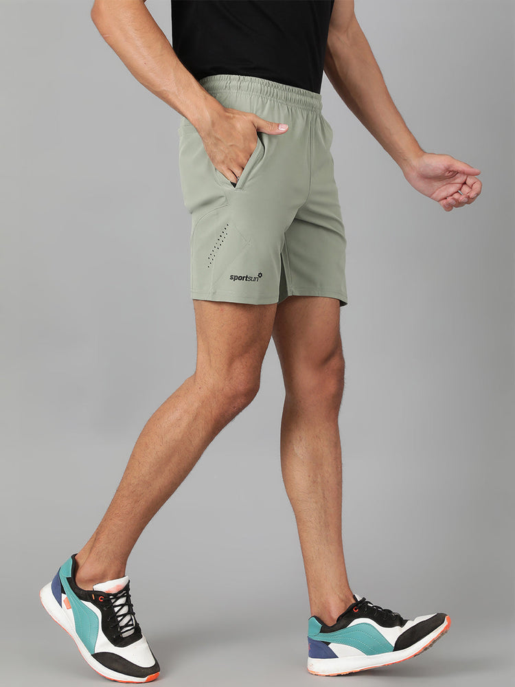 Sport Sun NS Lycra Light Olive Shorts for Men