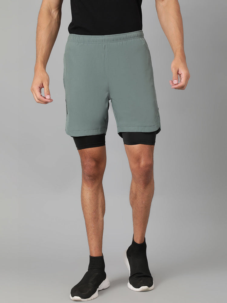 Sport Sun Solid Men NS Lycra Pista Compression Shorts