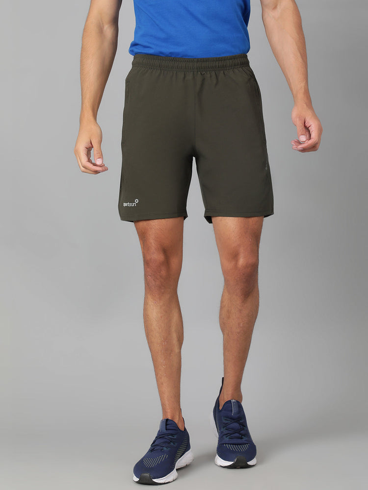 Sport Sun NS Lycra Olive Shorts for Men