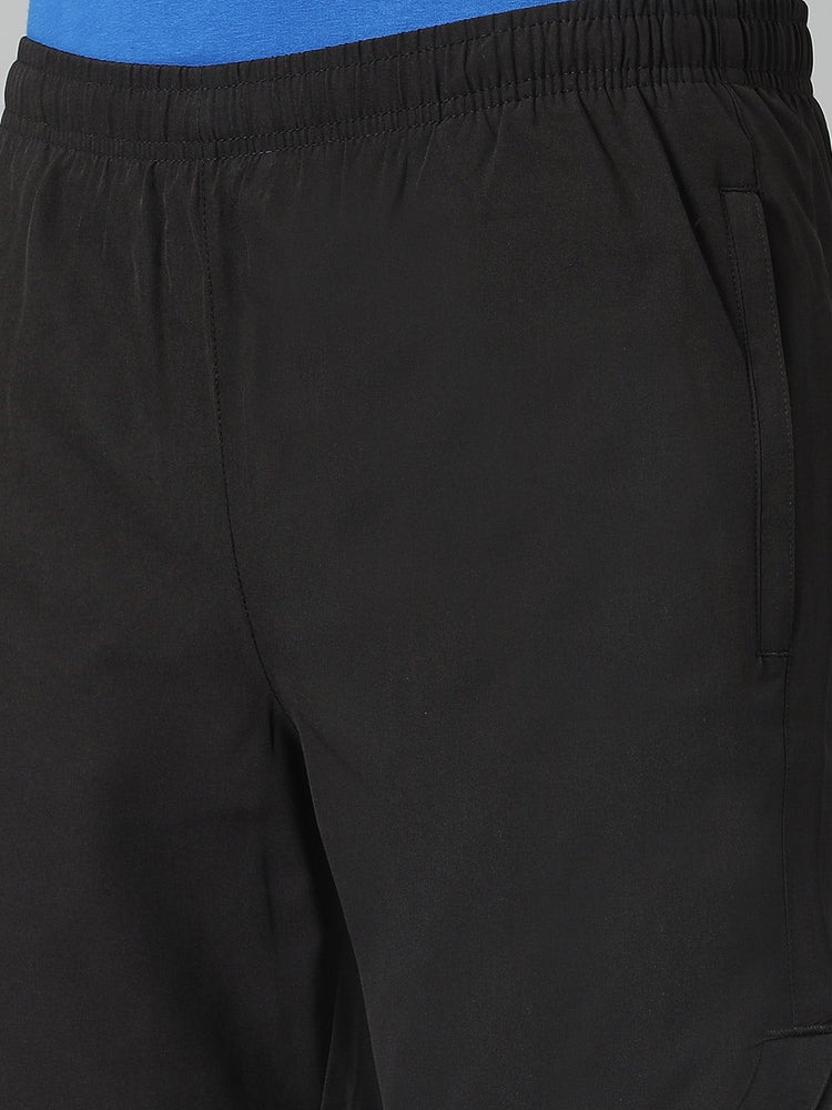 Sport Sun Solid Men NS Lycra Black Compression Shorts