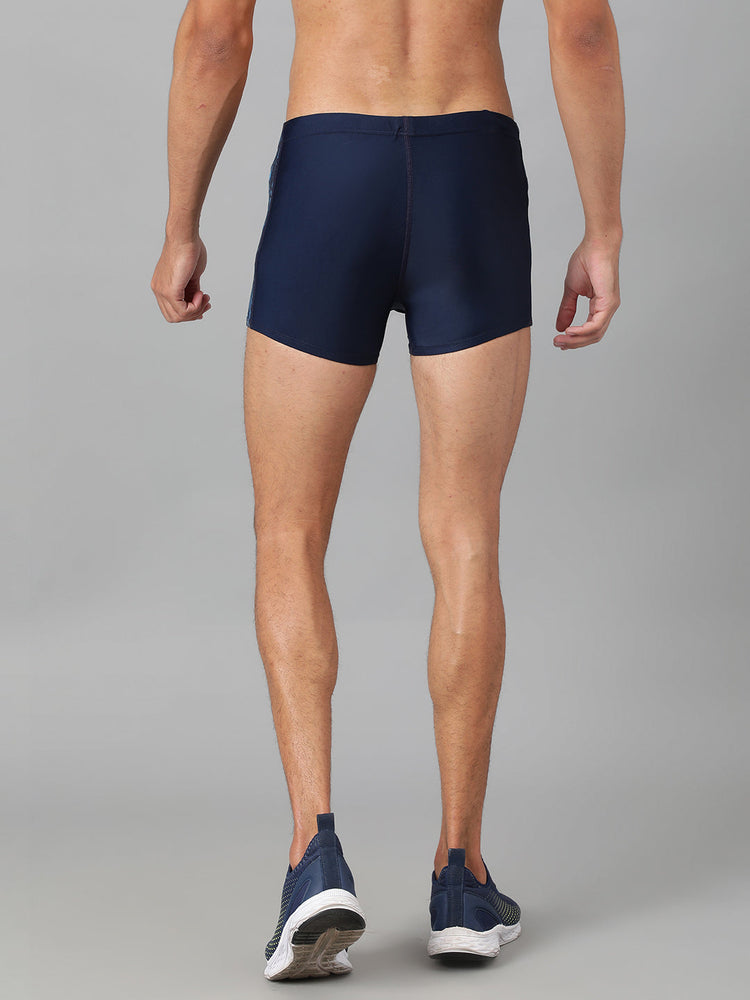 Sport Sun Navy Blue Swimming Costume For Men