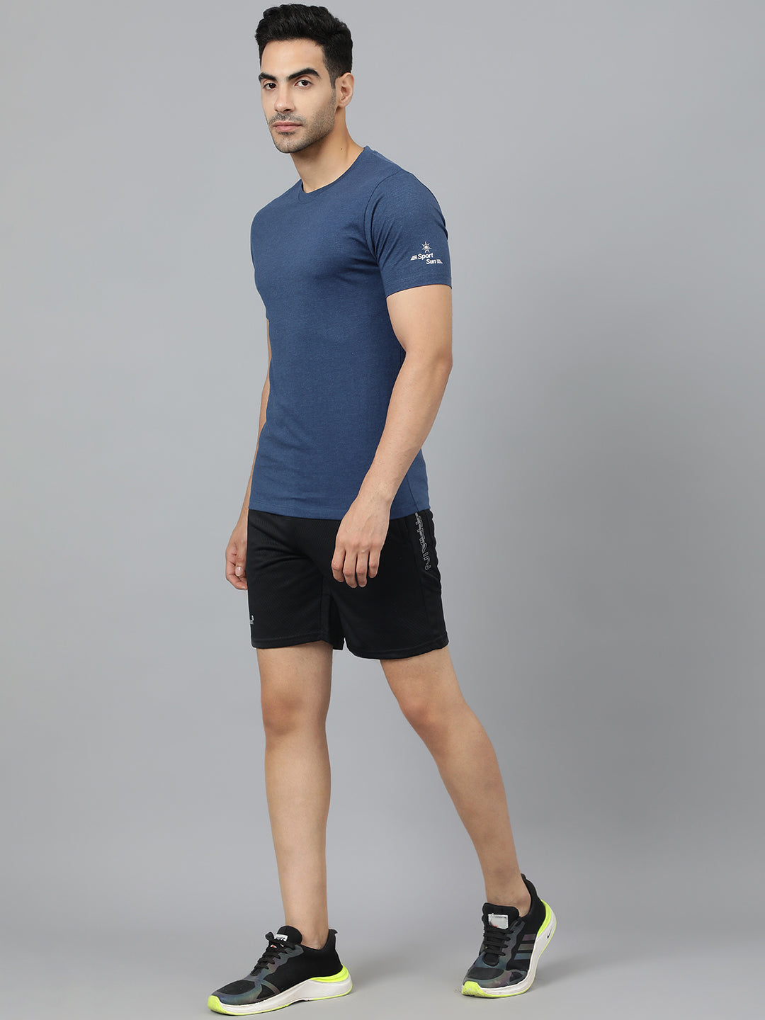 Sport Sun Cotton Round Neck Airforce T-Shirt for Men