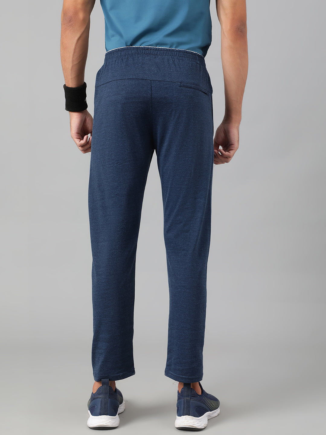 Sport Sun Pro Cotton Navy Milange Track Pant for Men