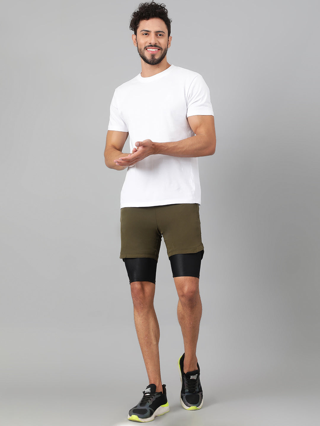 Sport Sun Black NS Lycra Cargo Jogger