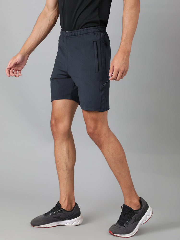 Sport Sun Solid Men Navy Blue Playcool Shorts