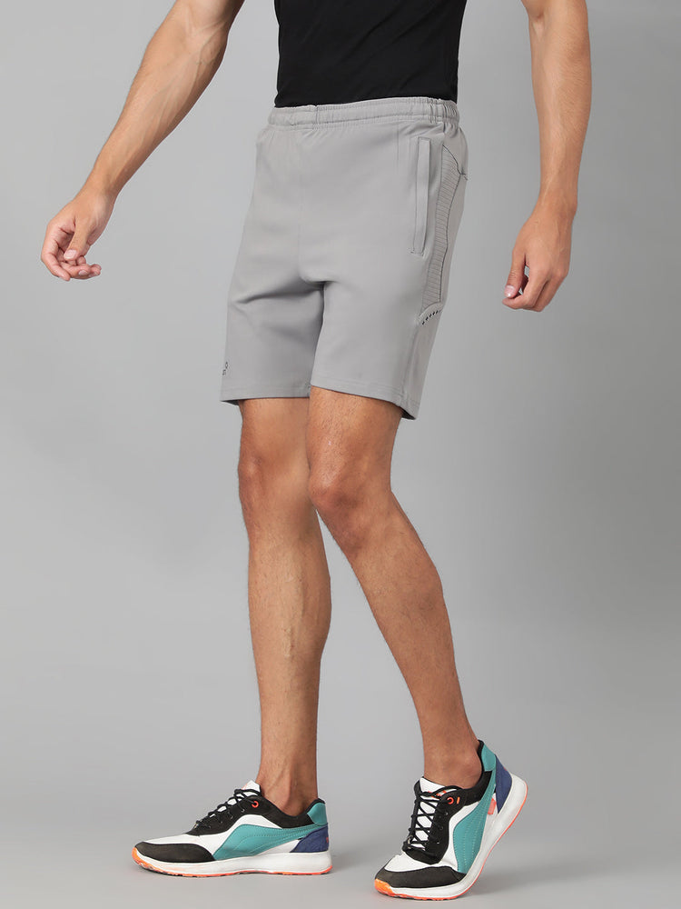 Sport Sun Solid Men Light Grey Playcool Shorts