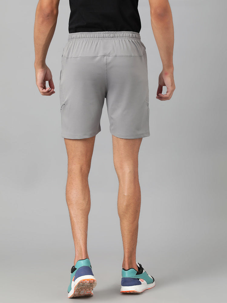 Sport Sun Solid Men Light Grey Playcool Shorts