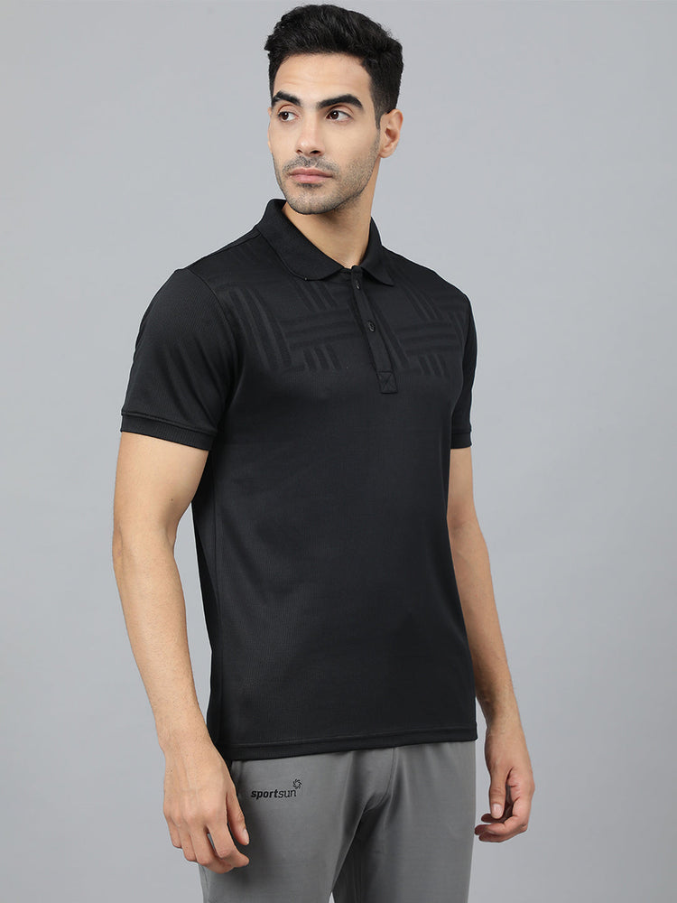 Sport Sun Ultra Polo Black T-shirt for Men