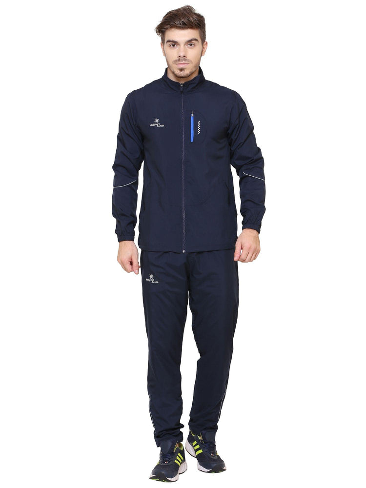 Sport Sun Micro Poly Navy Blue Track Suit for Men