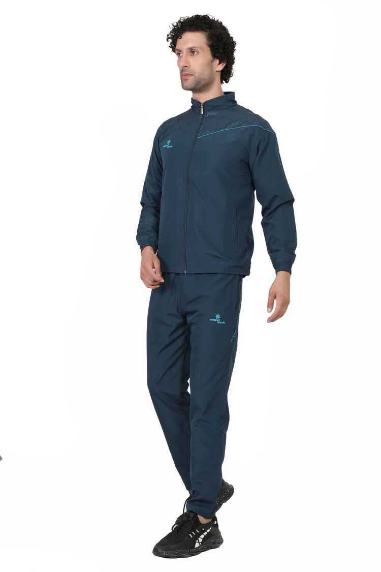 Sport Sun Micro Poly Teal Track Suit for Men