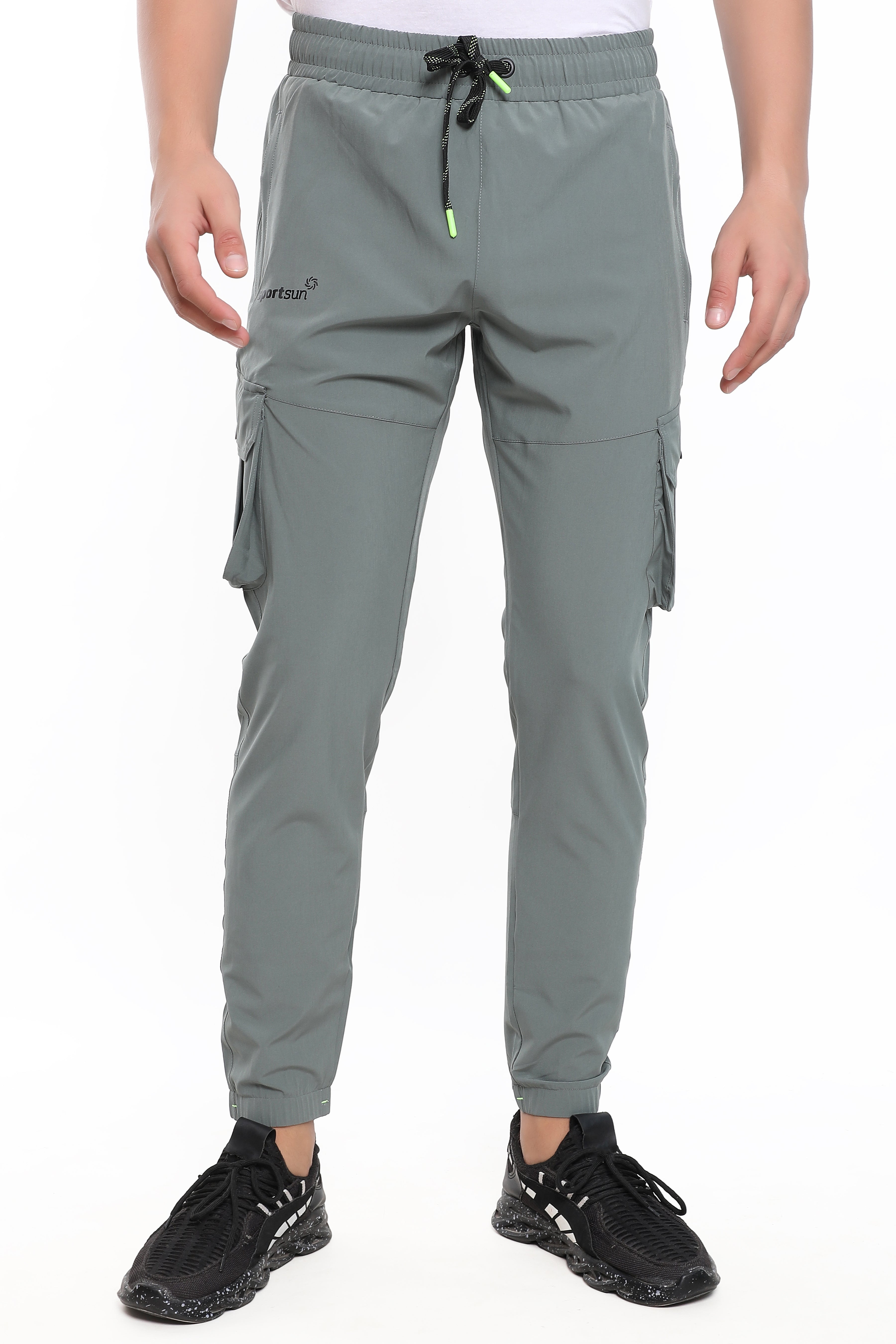 Sport Sun Light Olive NS Lycra Cargo Jogger