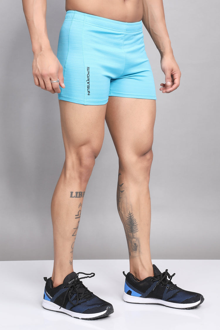 Sport Sun Fitness Sky Blue Shorts for men