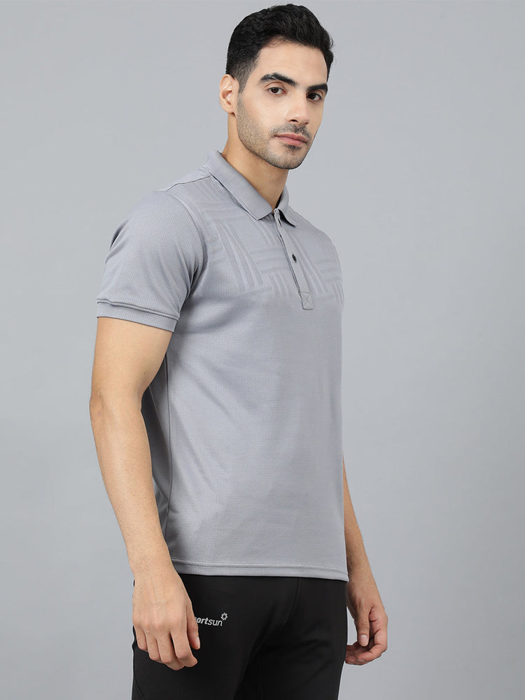 Sport Sun Ultra Polo Grey T-shirt for Men