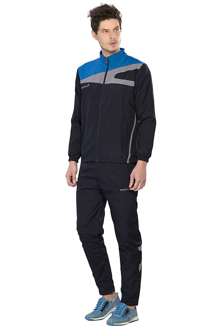 Sport Sun Micro Poly Navy Blue Track Suit for Men