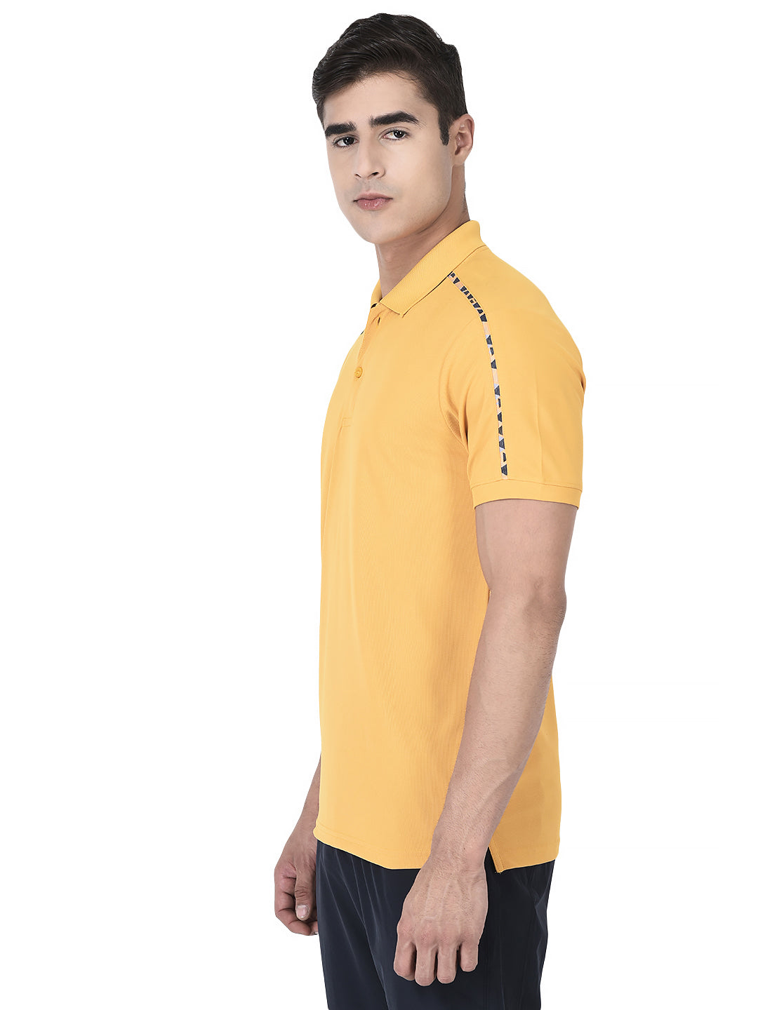 Sport Sun Max Polo Plus Mustard T-shirt for Men