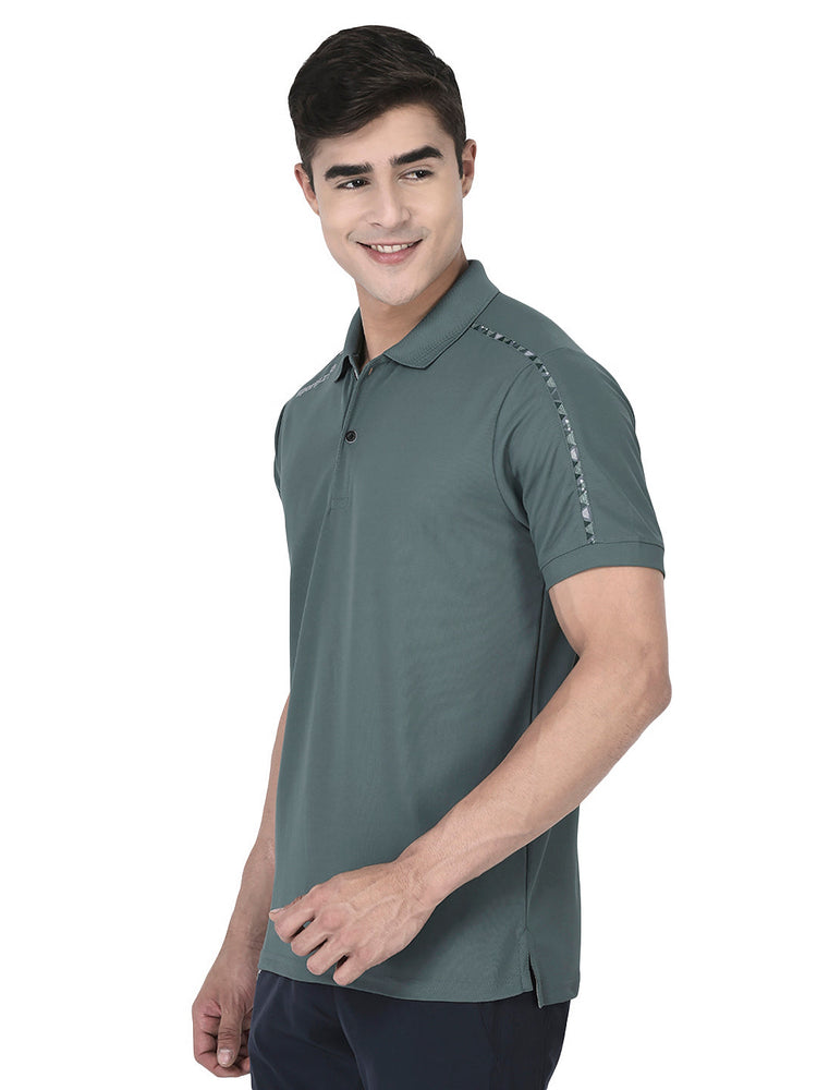 Sport Sun Max Polo Plus Green T-shirt for Men