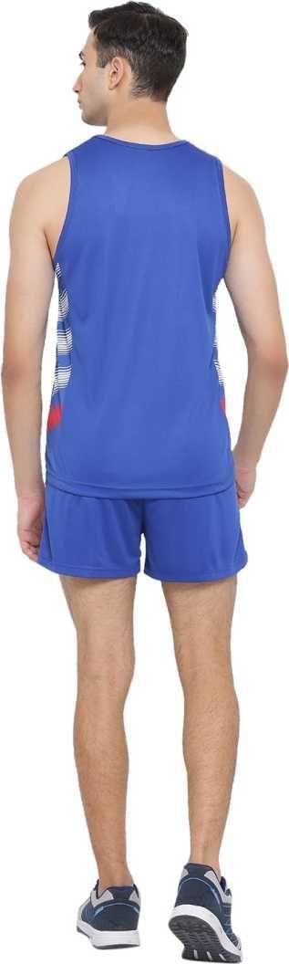 Sport Sun Solid Men Royal Blue Athletic Kit