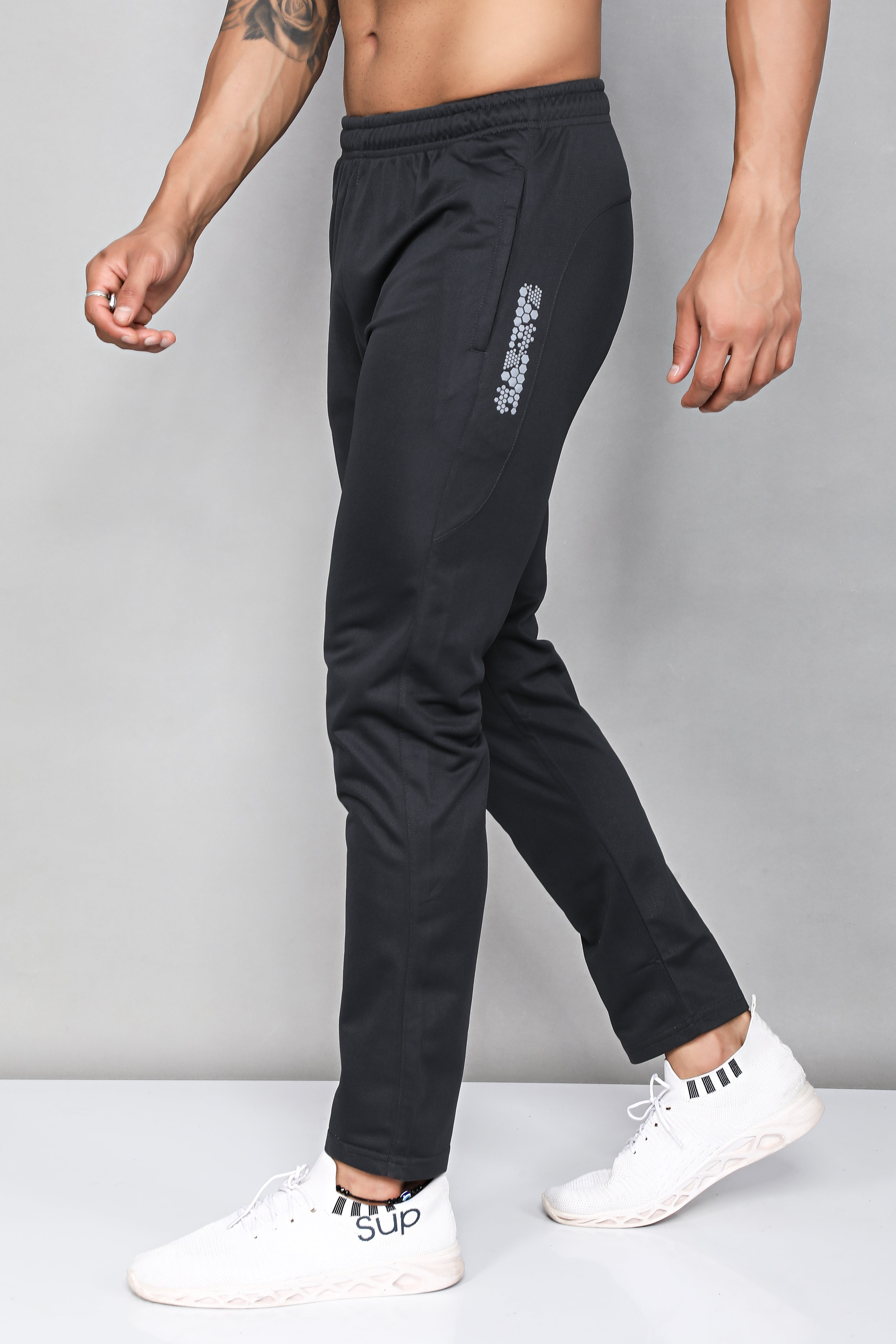 Sport Sun Dark Grey Track Pant for Men