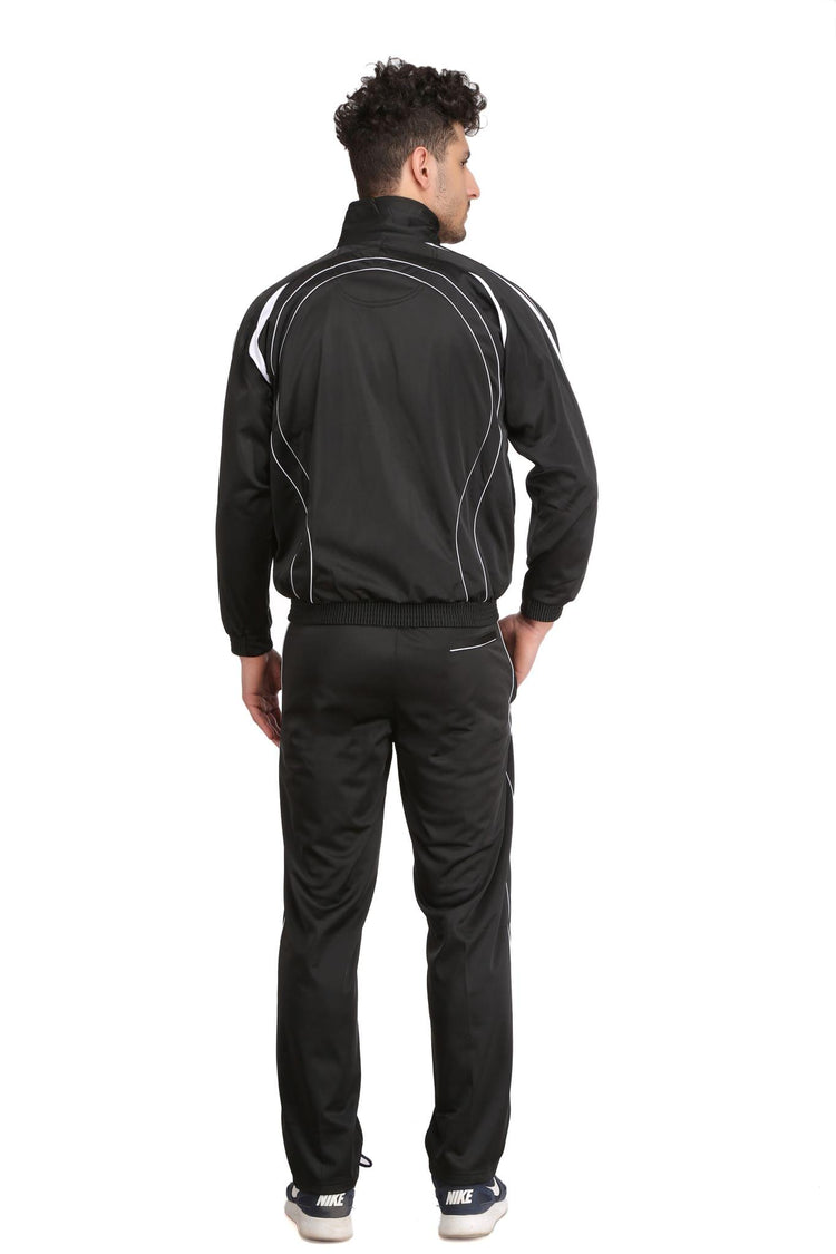 Sport Sun Super Poly Black Track Suit for Men