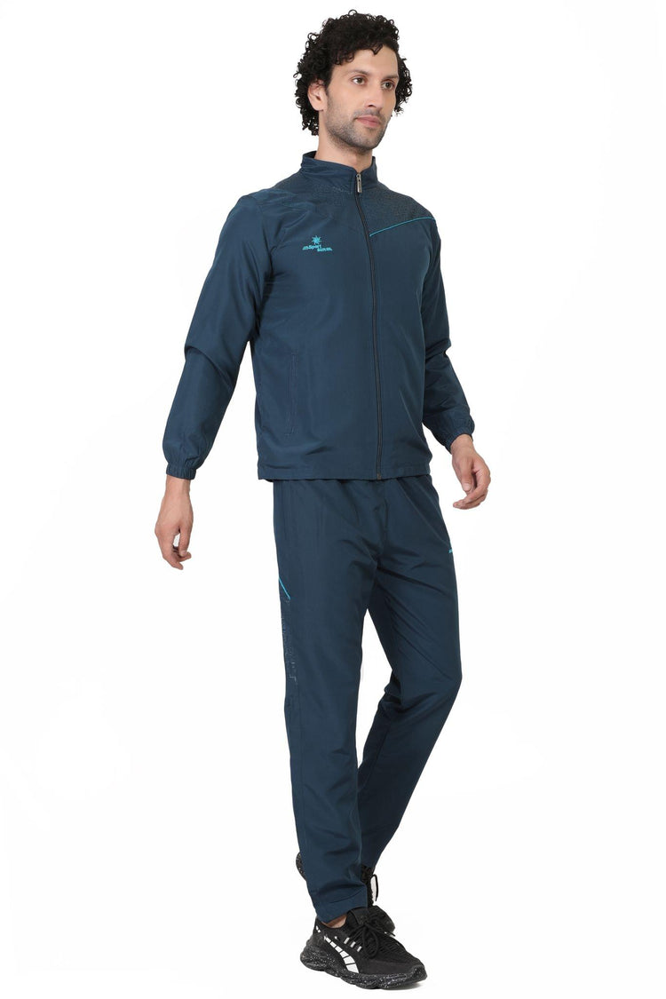 Sport Sun Micro Poly Teal Track Suit for Men