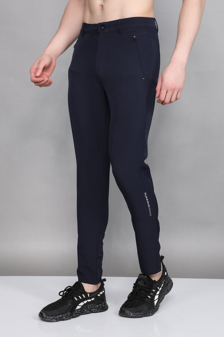 Sport Sun NS Terry Navy Blue Trouser For Men