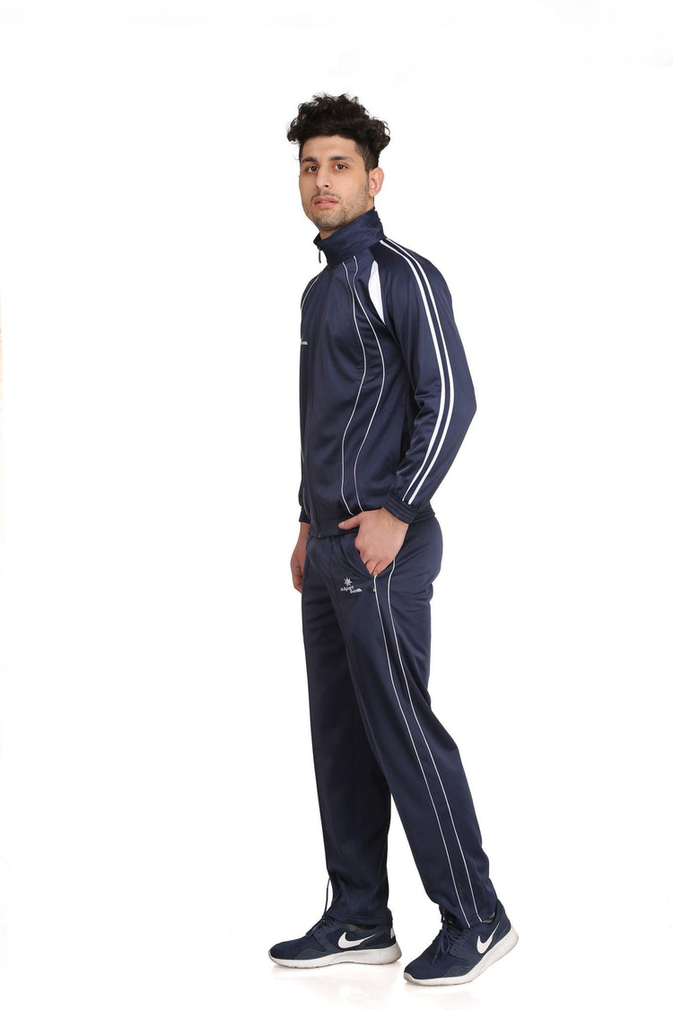 Super Poly Navy Blue Track Suit