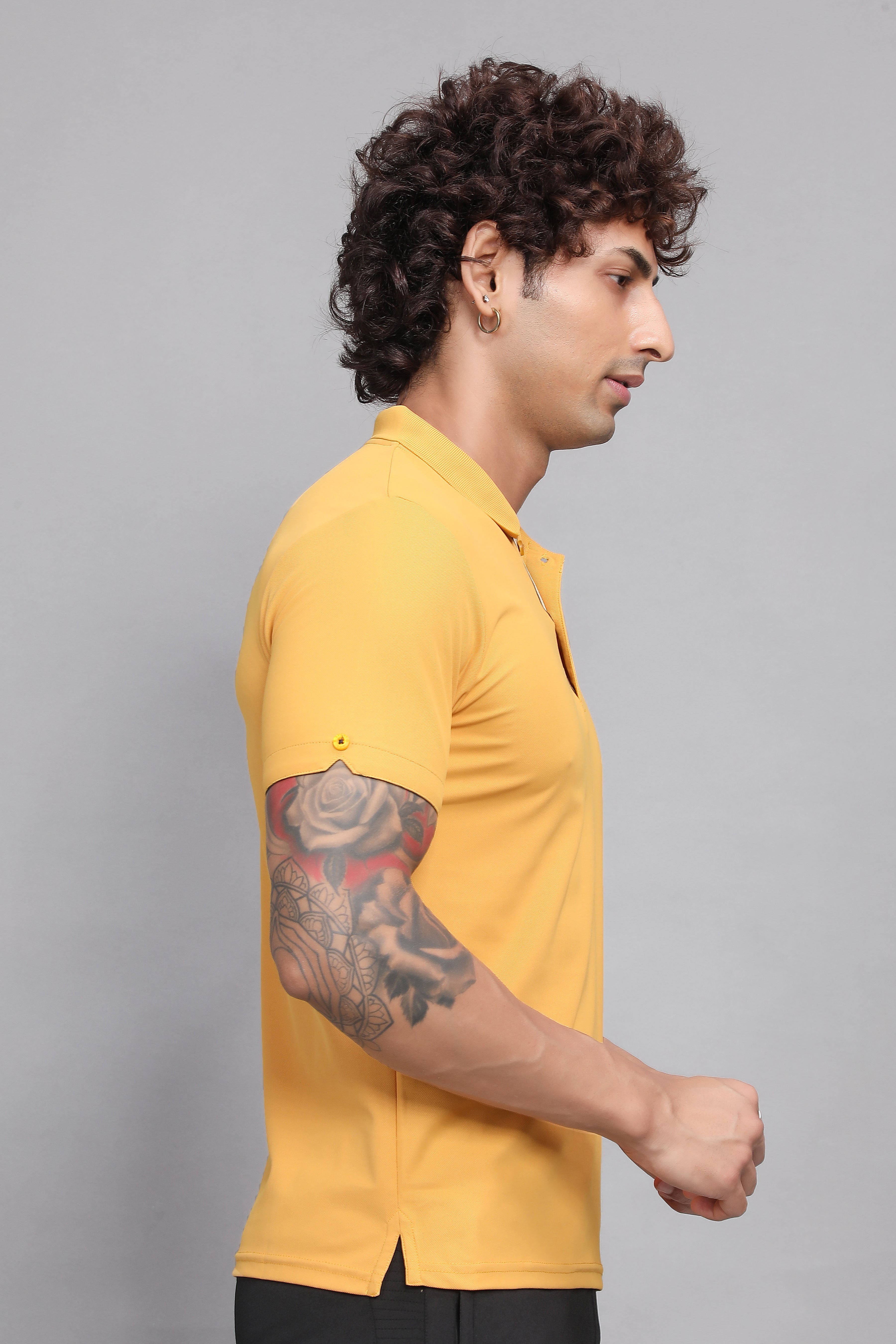 Sport Sun Max Polo Mustard T-shirt for Men