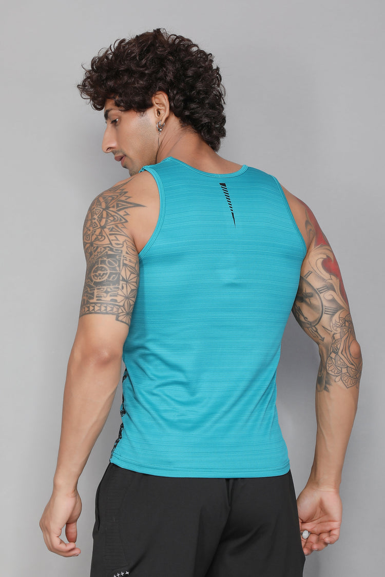 Sport Sun Sea Green Fitness Vest/Sando for men