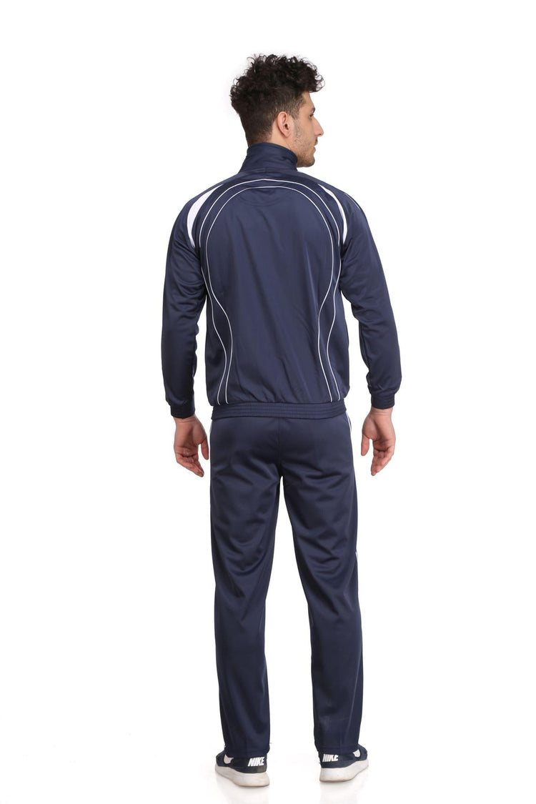 Super Poly Navy Blue Track Suit