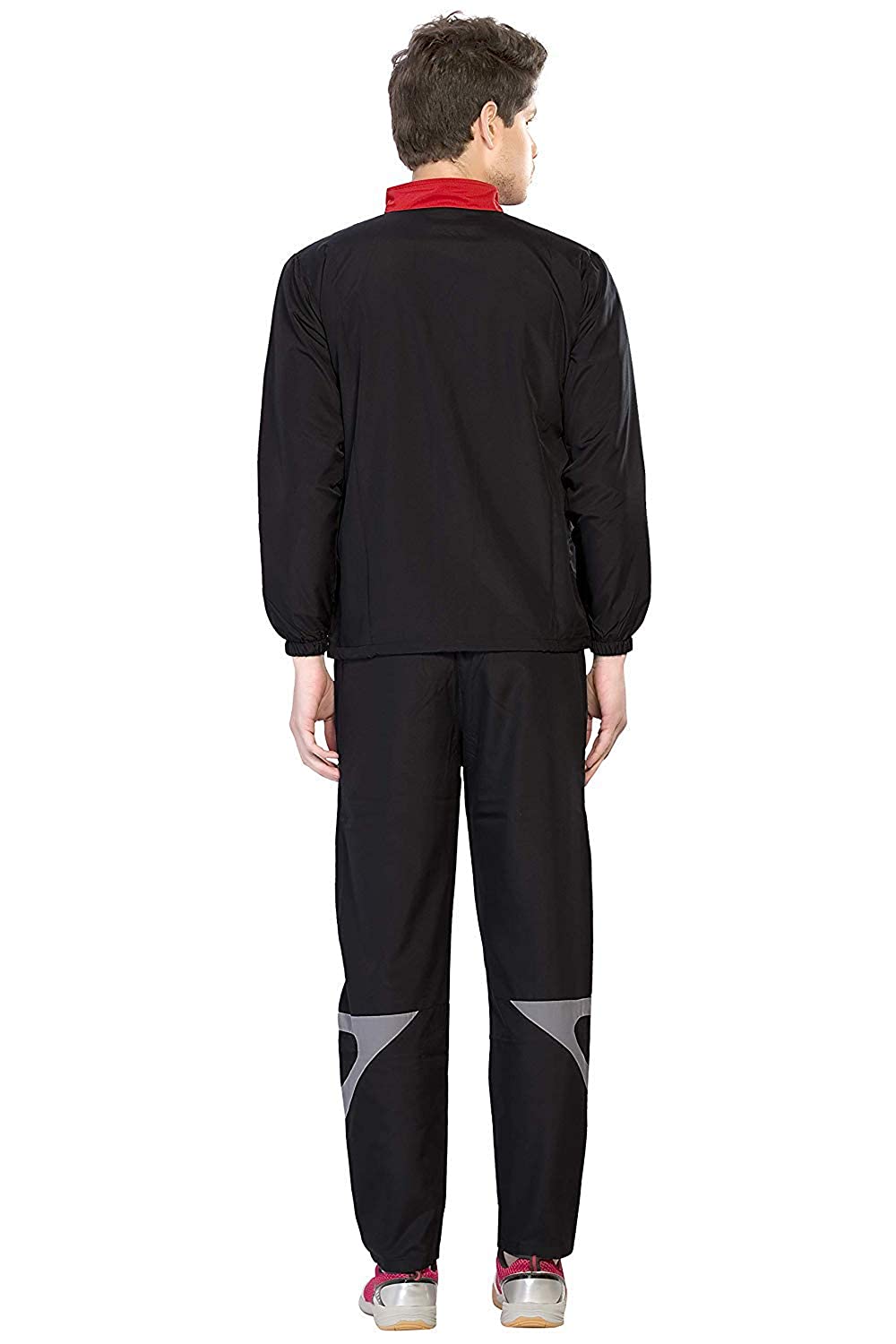 Sport Sun Micro Poly Black Track Suit for Men